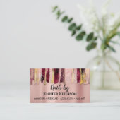 ネイルアーティスト名刺 予約カード (スタンド正面)