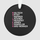 ネイルアーティスト検査器 オーナメント (正面)