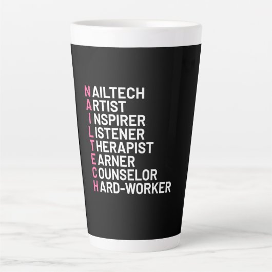 ネイルアーティスト検査器 カフェラテマグ (正面)