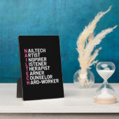 ネイルアーティスト検査器 フォトプラーク (側面)