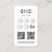 ネイルアーティスト爪、 ネイルテックマニキュリストIGロイヤリティホワイト 名刺 (裏面)