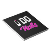 ネイルアーティスト ネイルをする ノートパッド (アングル)