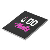 ネイルアーティスト ネイルをする ノートパッド (回転)