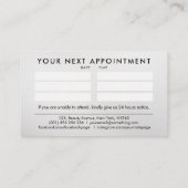 ネイルアーティスト-フローララインアートイラストレーション 名刺 (裏面)