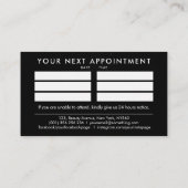 ネイルアーティスト-フローララインアートイラストレーション 名刺 (裏面)