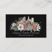 ネイルアーティスト-フローララインアートイラストレーション 名刺 (正面)