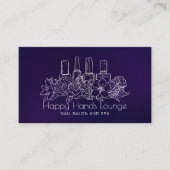 ネイルアーティスト-フローララインアートイラストレーション 名刺 (正面)