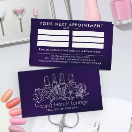 ネイルアーティスト-フローララインアートイラストレーション 名刺