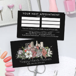 ネイルアーティスト-フローララインアートイラストレーション 名刺