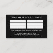 ネイルアーティスト-フローララインアートイラストレーション 名刺 (裏面)