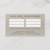 ネイルアーティスト-フローラ水彩アートイラストレーション 名刺 (裏面)