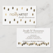 ネイルアーティスト 名刺 (正面/裏面)