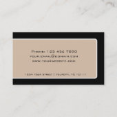 ネイルアーティスト-赤いネイル 名刺 (裏面)