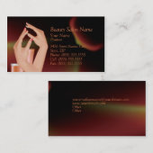 ネイルアートの化粧品のサロンの名刺 名刺 (正面/裏面)