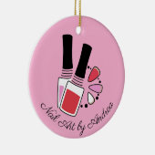 ネイルアートデザインセラミックオーナメント セラミックオーナメント (右)