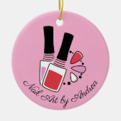 ネイルアートデザインセラミックオーナメント セラミックオーナメント (正面)