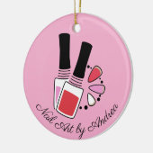 ネイルアートデザインセラミックオーナメント セラミックオーナメント (左)