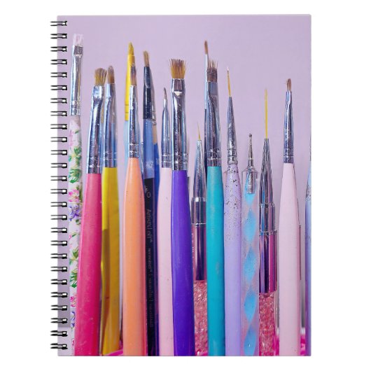ネイルアートブラシ収集 ノートブック (正面)