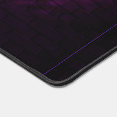 ネイルアートモダン爪、 ネイルサロンマニキュアネオンパープル デスクマット (コーナー)