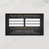 ネイルアートロゴ(アポイントメント)  名刺 (裏面)