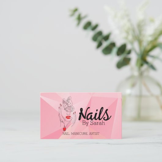 ネイルアート名刺 名刺 (スタンド正面)