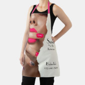 ネイルアート技術者の編集可能 エプロン (インサイチュ)