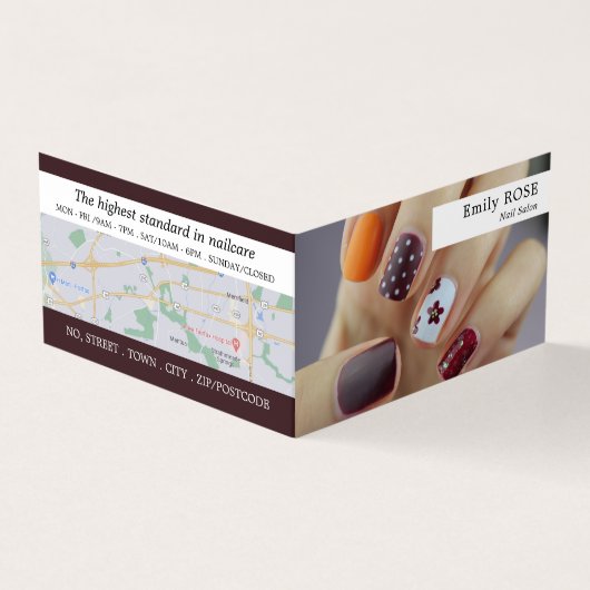 ネイルアート、ネイリスト、ネイルサロンロイヤリティ 名刺 (外部)