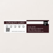 ネイルアート、ネイリスト、ネイルサロンロイヤリティ 名刺 (内部フラット)