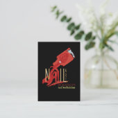 ネイルアート – ビジネス/スケジュールカード 名刺 (スタンド正面)