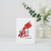 ネイルアート – ビジネス/スケジュールカード 名刺 (スタンド正面)