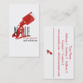 ネイルアート – ビジネス/名刺 名刺 (正面/裏面)