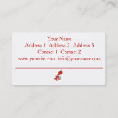 ネイルアート – ビジネス/名刺 名刺 (裏面)