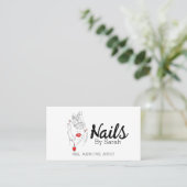 ネイルアート 名刺 (スタンド正面)