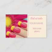 ネイルアート 名刺 (正面)