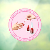 ネイルケア サロン ウォークイン歓迎 オーダーメイド ウィンドウサイン (シート3)