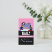 ネイルサロンの名刺 名刺 (スタンド正面)