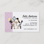 ネイルサロンの名刺 名刺 (裏面)