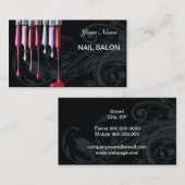 ネイルサロンの名刺 名刺 (正面/裏面)