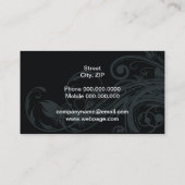 ネイルサロンの名刺 名刺 (裏面)