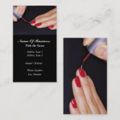 ネイルサロンの名刺 名刺 (正面/裏面)