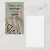 ネイルサロンの名刺 名刺 (正面/裏面)