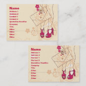 ネイルサロンの名刺 名刺 (正面/裏面)