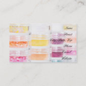 ネイルサロンの名刺 名刺 (裏面)