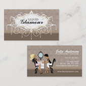 ネイルサロンの名刺 名刺 (正面/裏面)