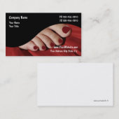 ネイルサロンの名刺 名刺 (正面/裏面)