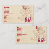 ネイルサロンの名刺 名刺 (正面/裏面)