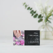 ネイルサロンの顧客のロイヤリティの穿孔器の名刺 ロイヤリティカード (スタンド正面)