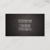 ネイルサロンはっきりした文字エレガントミニマル 名刺 (裏面)