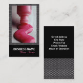 ネイルサロンまたはネイリストの名刺 名刺 (正面/裏面)