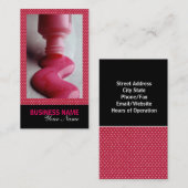 ネイルサロンまたはネイリストの名刺 名刺 (正面/裏面)